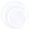 Smarty Had A Party Solid White Economy Round Disposable Plastic Dinnerware Value Set, 240PK 110WH-VP-CASE - alternate 2